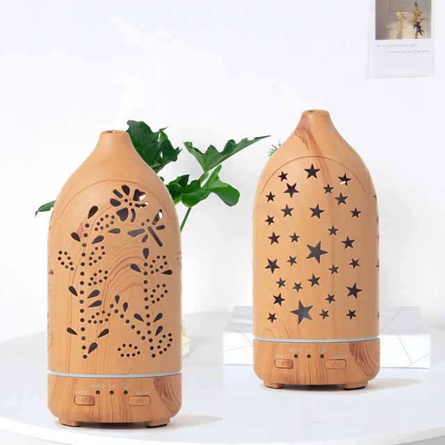 trending products 2021 new arrivals home  aroma essential oil ultrasonic fogger diffuseur huiles essentielles humidifier led dix