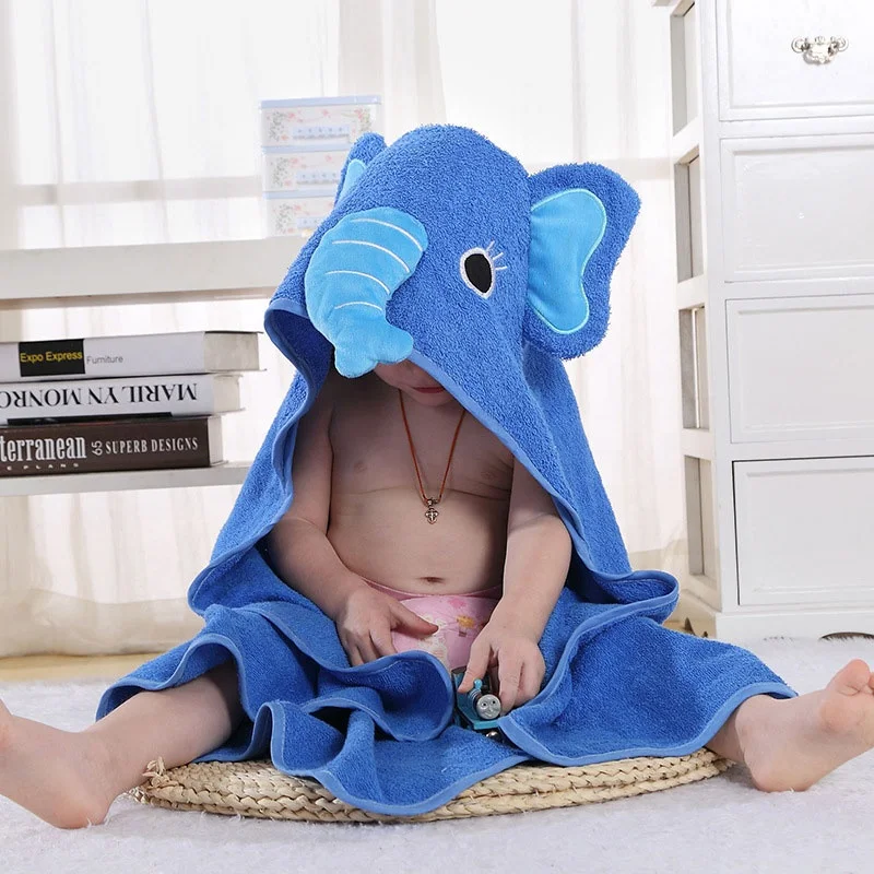 Organic Cotton Hooded Baby Towel Ultra Soft and Super Absorbent Baby Bath Towels