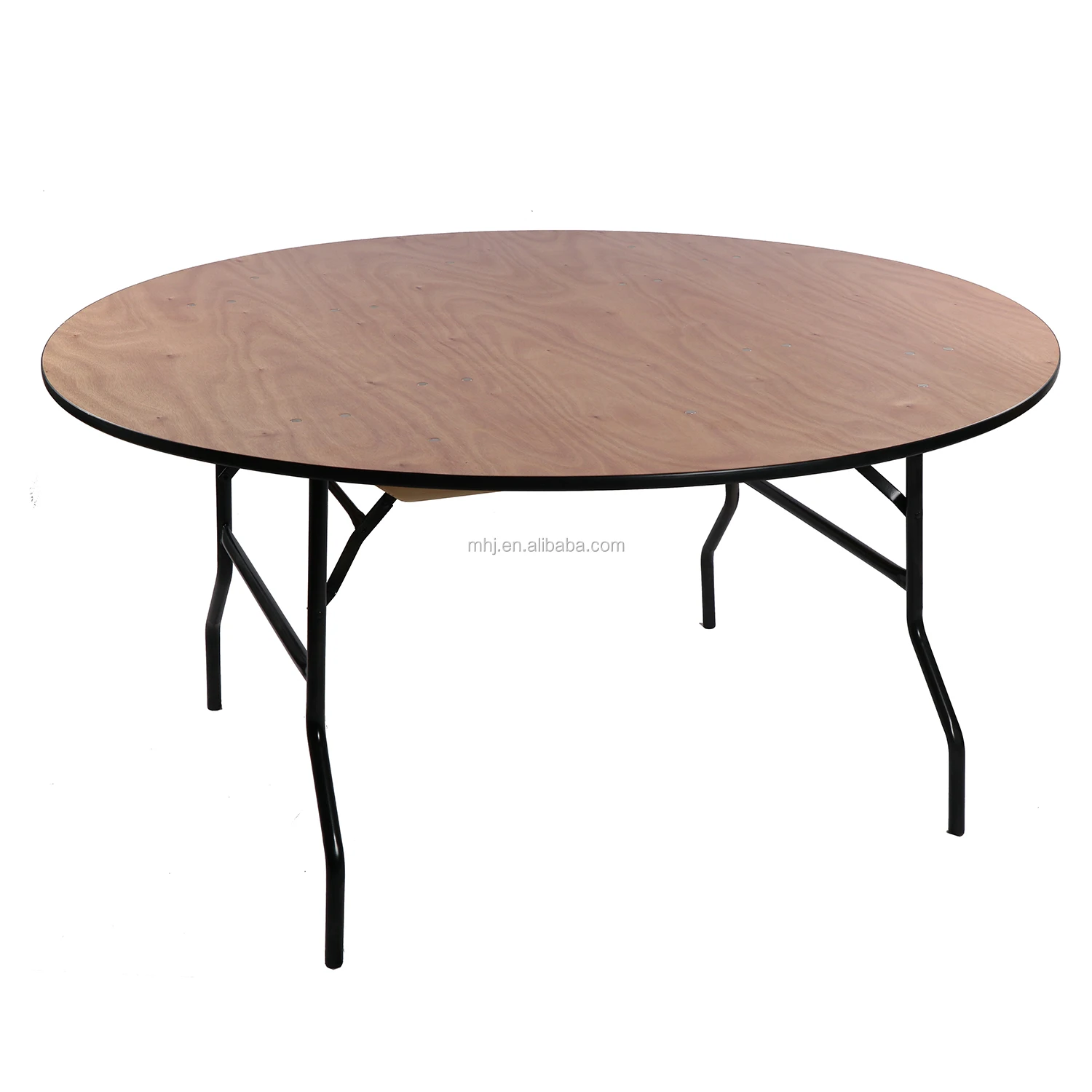  wholesale folding round wood party event wedding banquet
