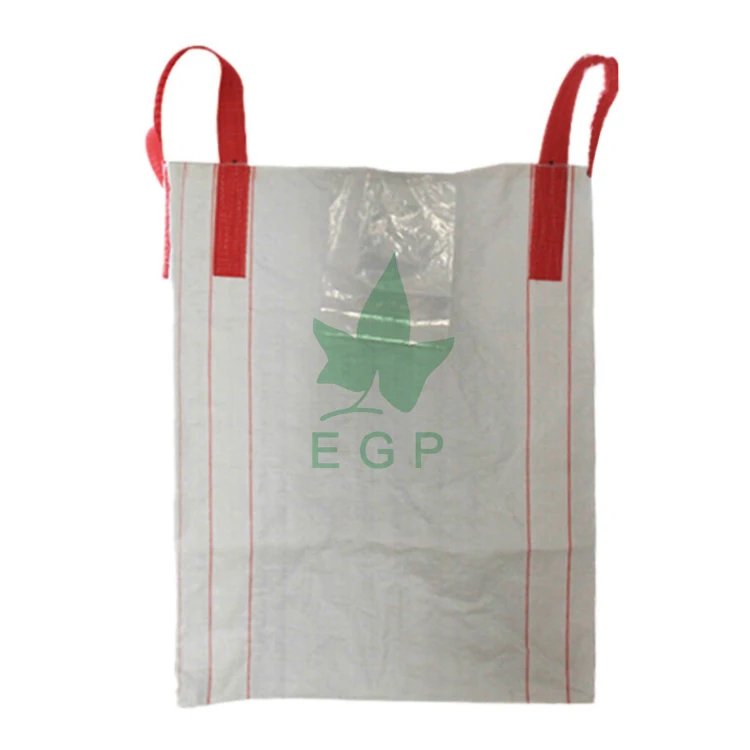 EGP Jumbo Bag Big Bags Scrap PP 500kgs 1000kgs Top Open Bottom Flat Color Printing