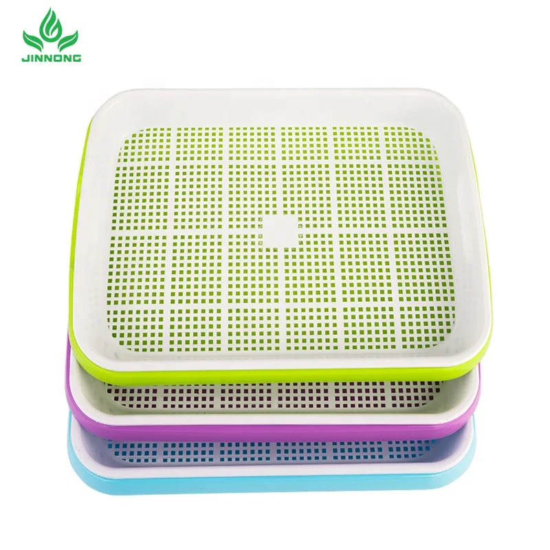 Double layer sprouts plastic seed tray