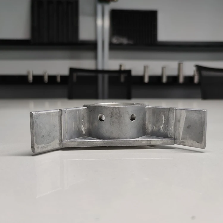 Polished Aluminum Corner Cross Brace Tube Connector Fittings