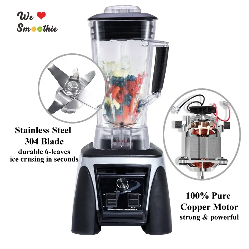 Factory direct 2200W heavy duty high-performance commercial blender machine blenders and juicers