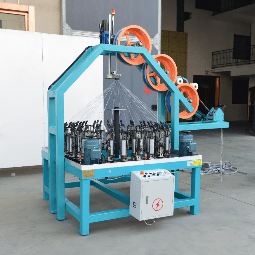 Flat Tinned Copper Metal Braided Sleeving wire braiding machine