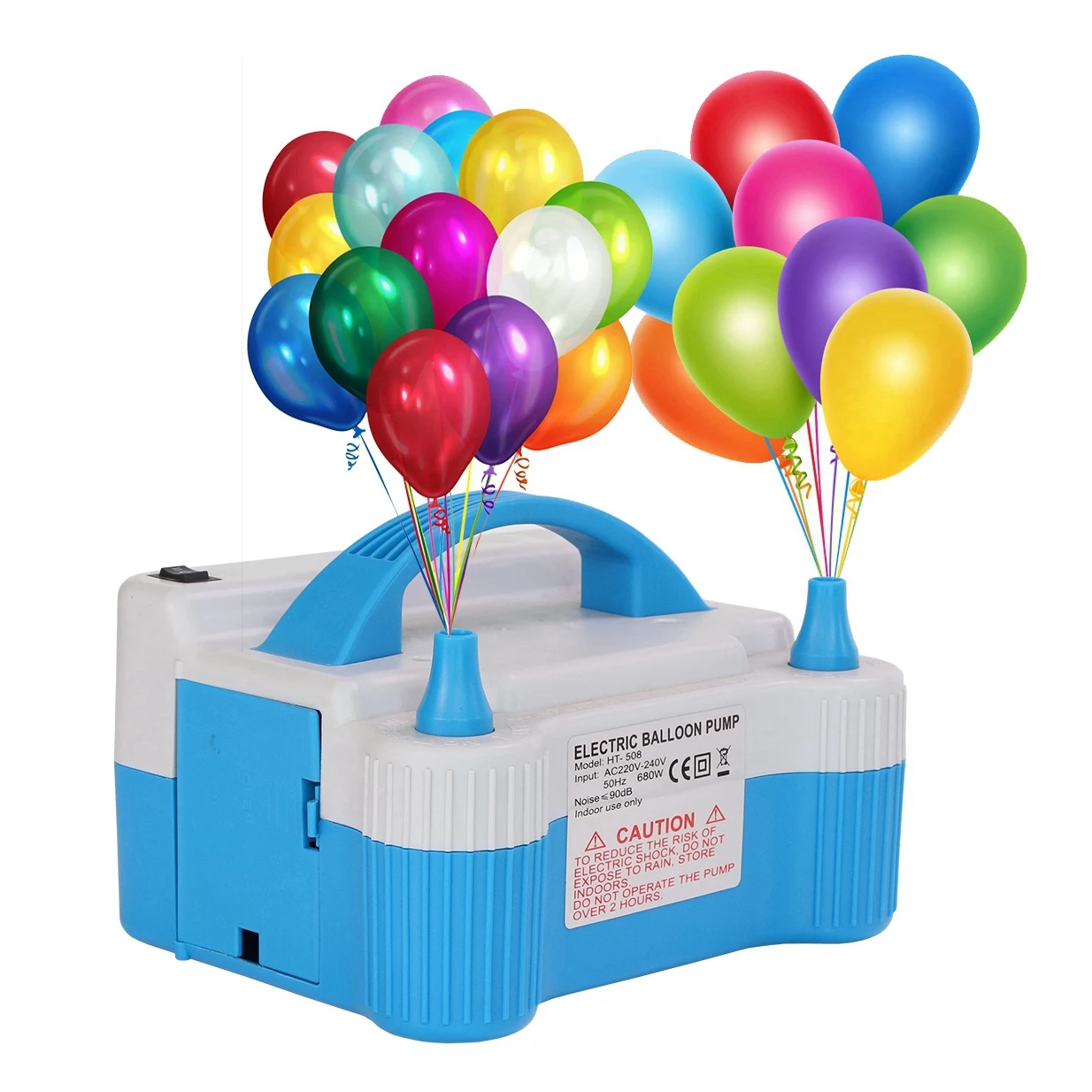 balloon pump electric inflation pump electric balloon air pump inflator double hole