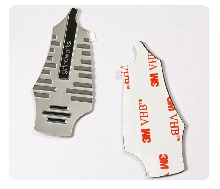 3M 3D Large Logo Sticker Thin Metal 3M Packaging Labels High Visibility Customizable Logos