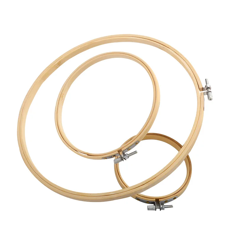 DIY Handmade Bamboo Embroidery Hoop Frame Bamboo Cross Stitch Frame Hoop