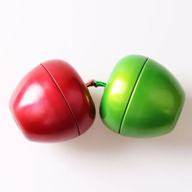 
Novelty Design Apple Shape Seamless Candle Tin Jar Container 