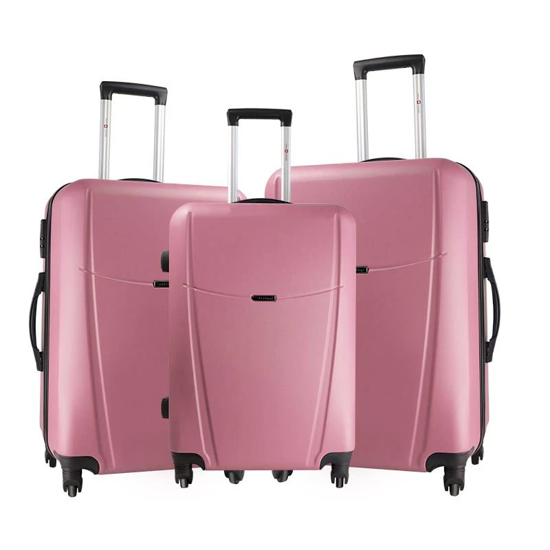 Export to Denmark Great Quality 100% ABS Luggage case travel Bag Trolley Suitcase Double wheels Spinner Luggage 2021 For men