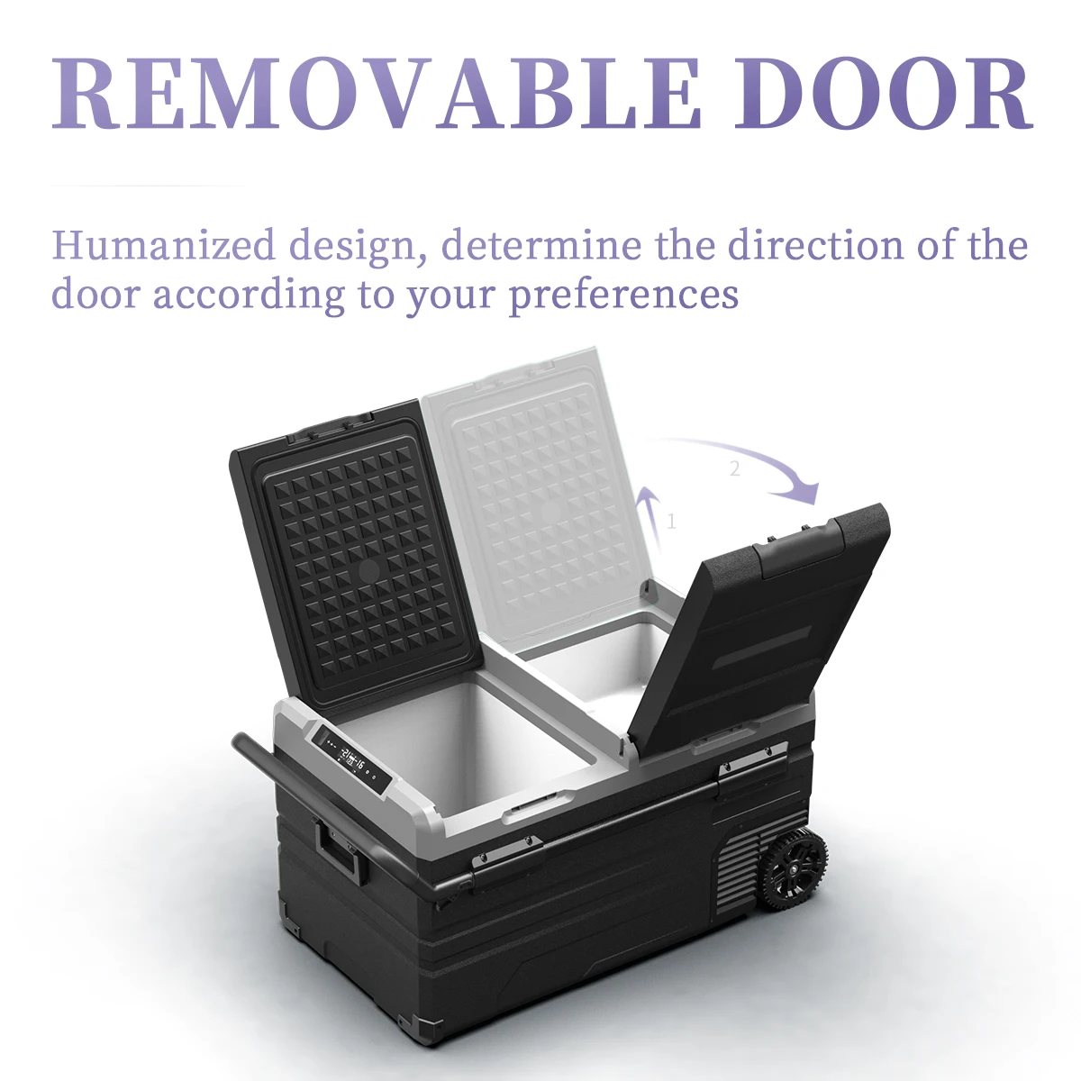 TWW series portable Car Beer Electric Cooler Box refrigerator 12V dc compressor Car Fridge Freezer for Food and Dessert