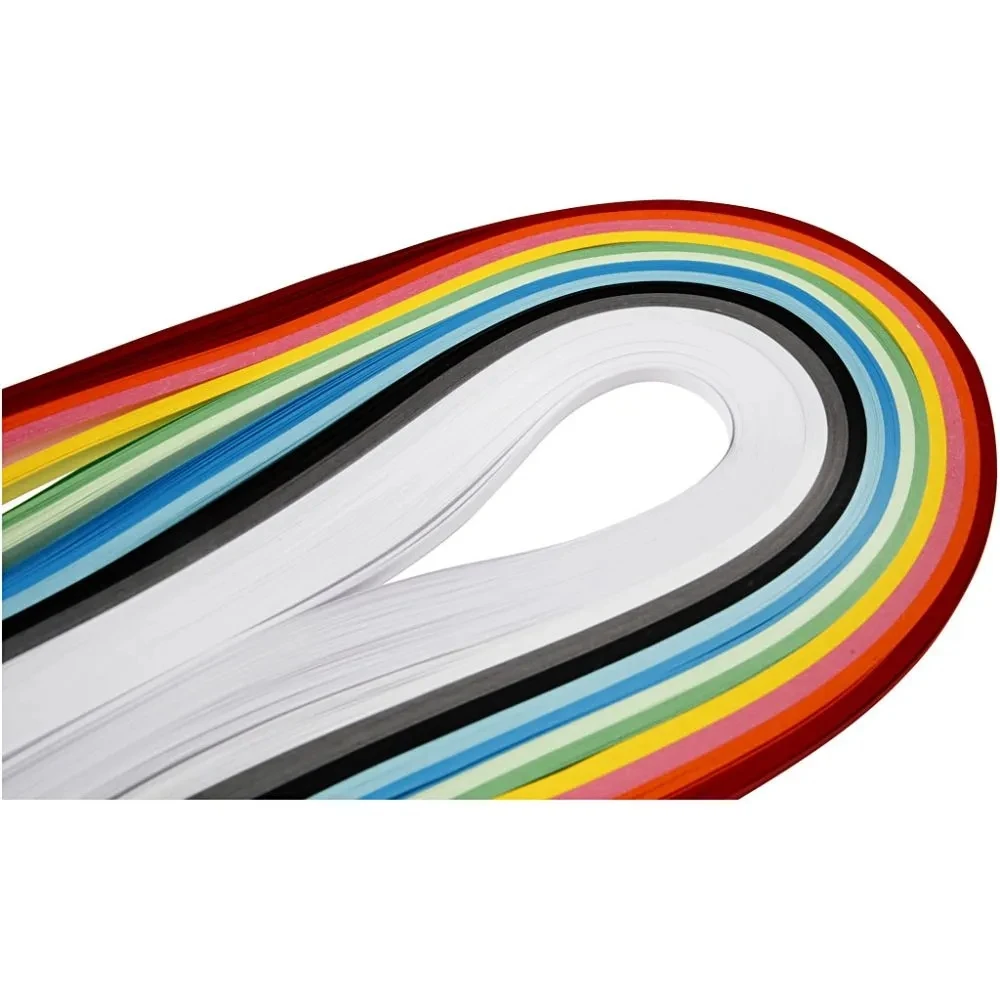 Color Rainbow Quilling Paper Strips Kits Diy Paper Craft For Handcraft Party Home Decoration School
