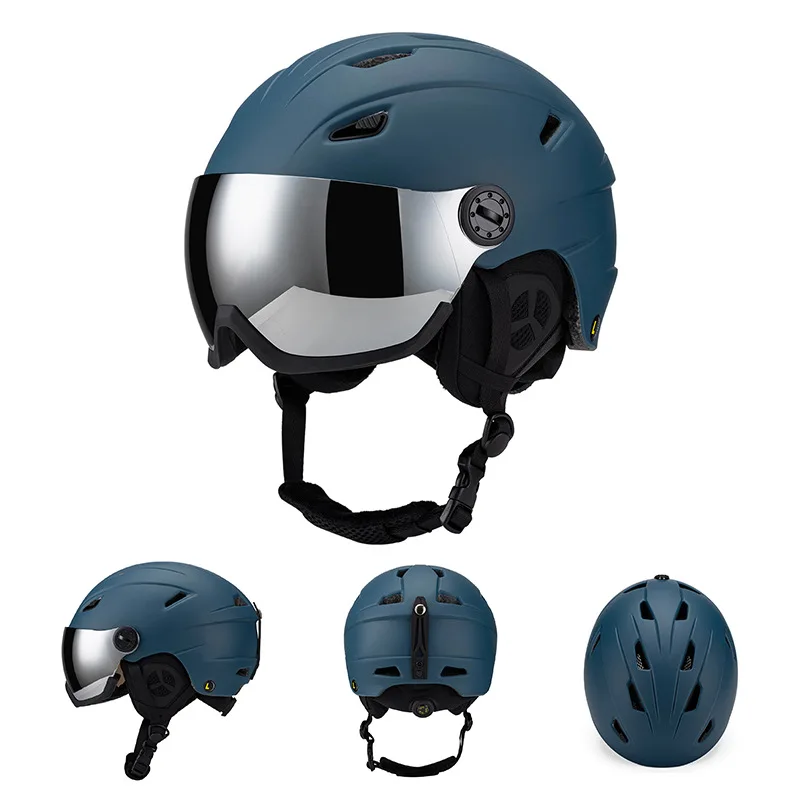 New Ski Helmet Wind Protector Ear Warm Adult Ski and Snowboard Riding Helmet