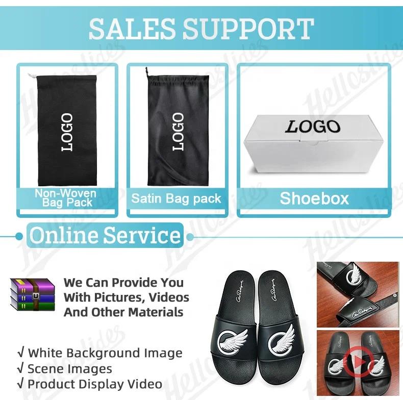 Helloslides на заказ Нескользящие мужские шлепанцы для мужчин унисекс пустые подгоняемые сандалии с