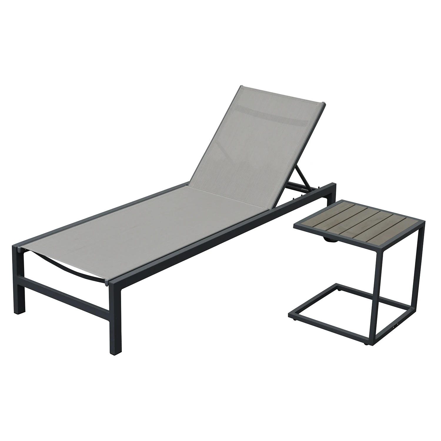 Aluminium Sun Lounger Beach sun lounger Outdoor sun lounger