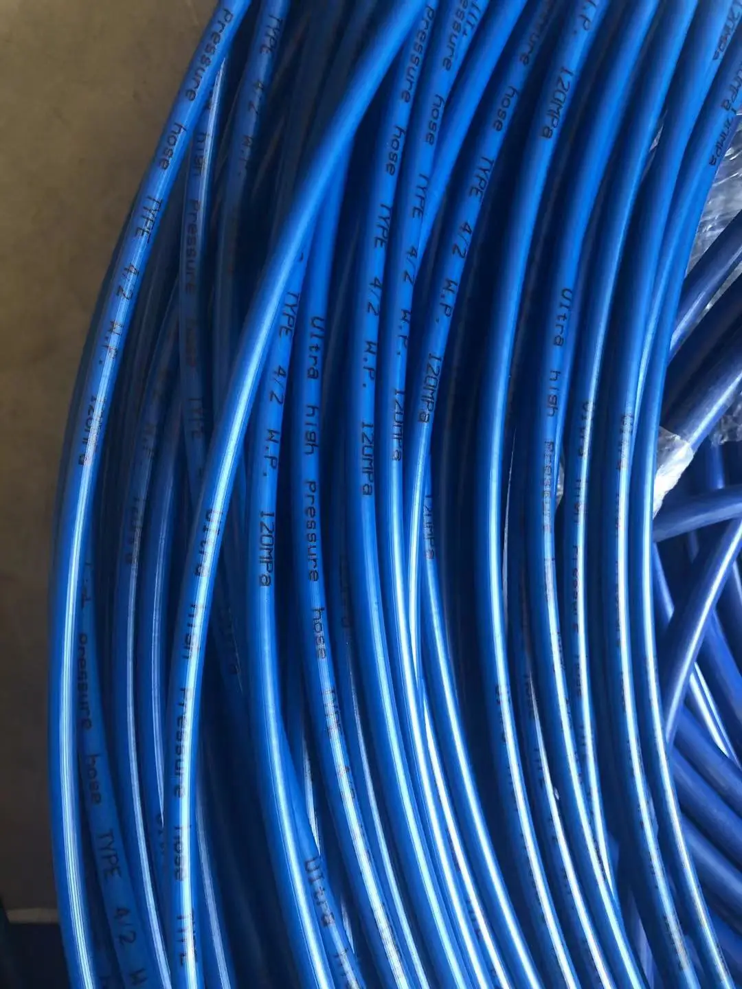 high pressure flexible hose for heat exchanger water cleaning 3/2 120Mpa