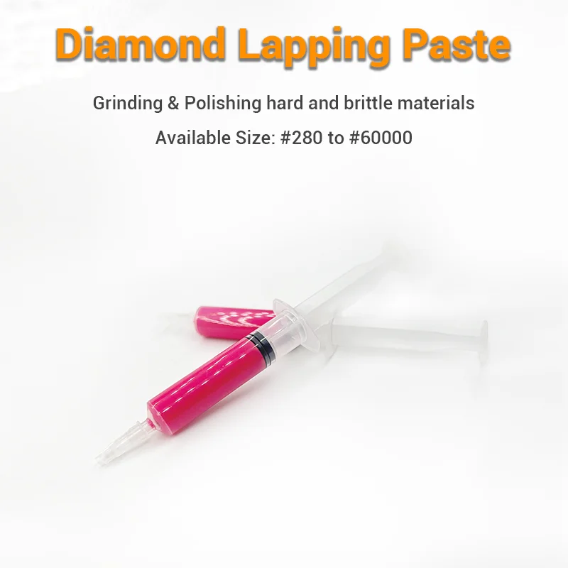 Diamond Lapping Paste 0.25-40 Micron Metal Glass Polishing Lapping Paste For General brightness