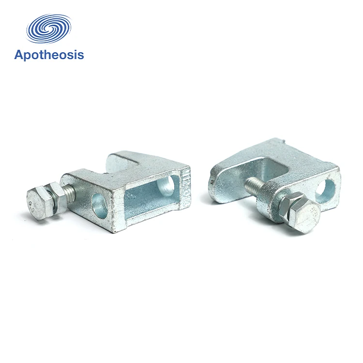 M8 M10 M12 galvanized malleable Iron unistrut top beam clamp Suspension Clamp for thread rod