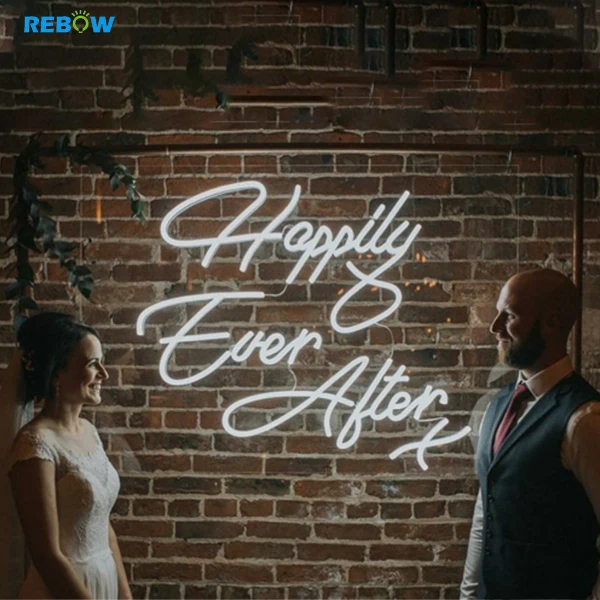 Rebow Hot sale Custom led neon sign Wall mounted Led flex neon light Advertising sign