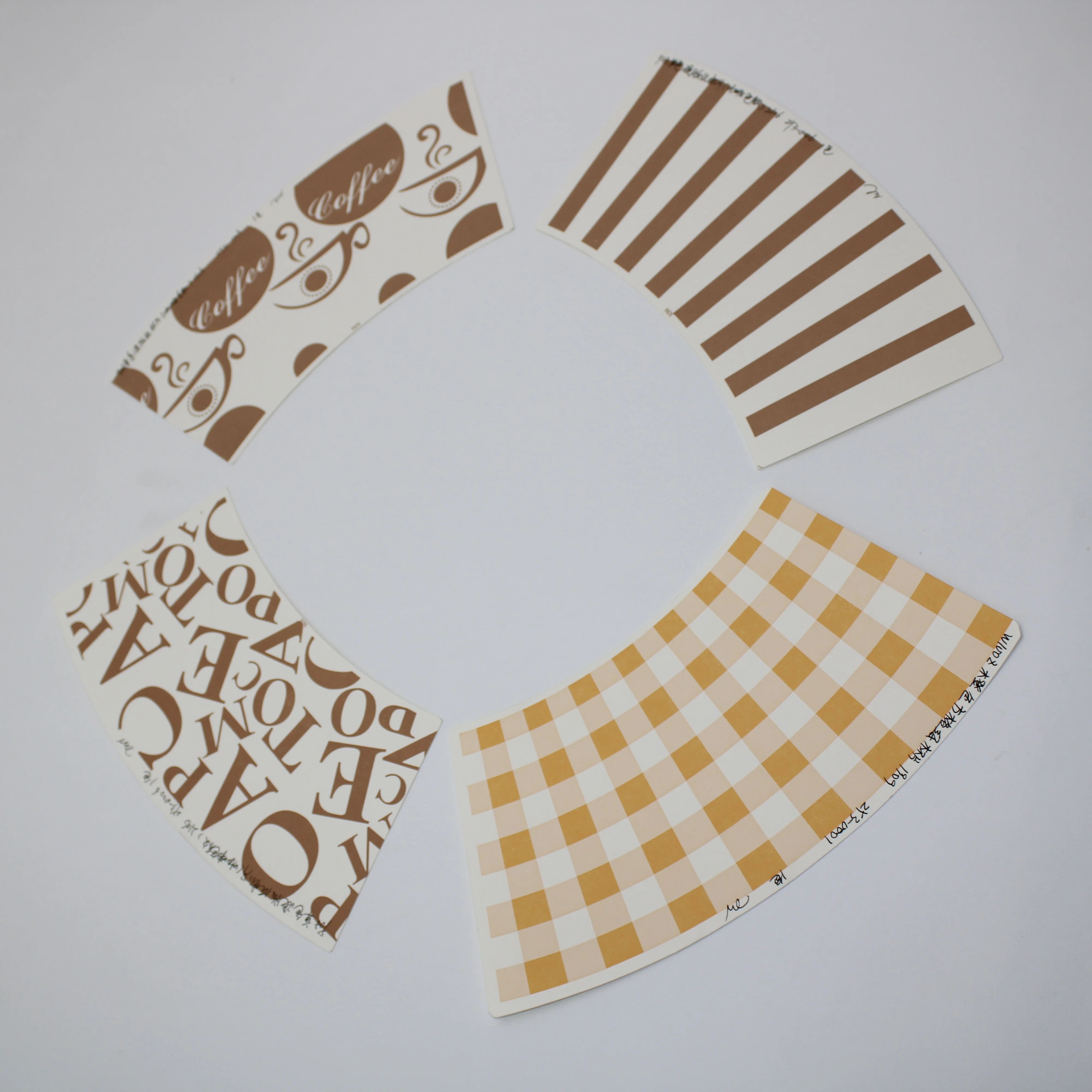 blank paper raw materials for paper cup fan cutting paper cup fan