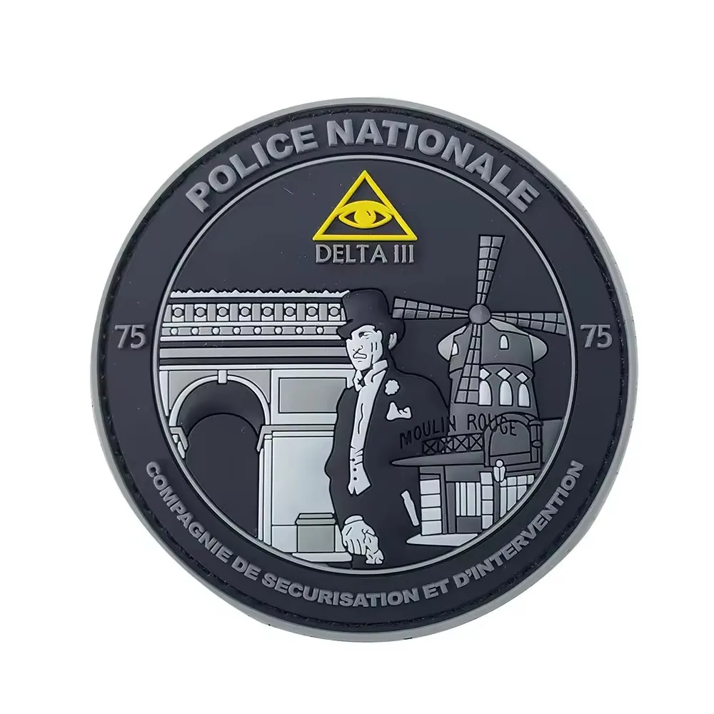 Wholesale 3d Brand Designer Custom Logo Rubber Badge Pvc Patches