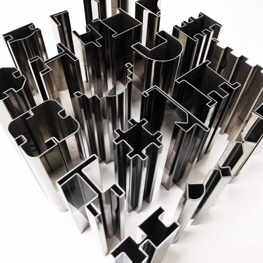 Customized 304 316 grade color metal stainless steel engineering decorative skirting baseboard