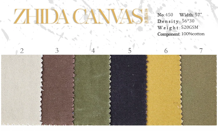 100% cotton 16 oz stone washed duck canvas fabric wholesale for bags