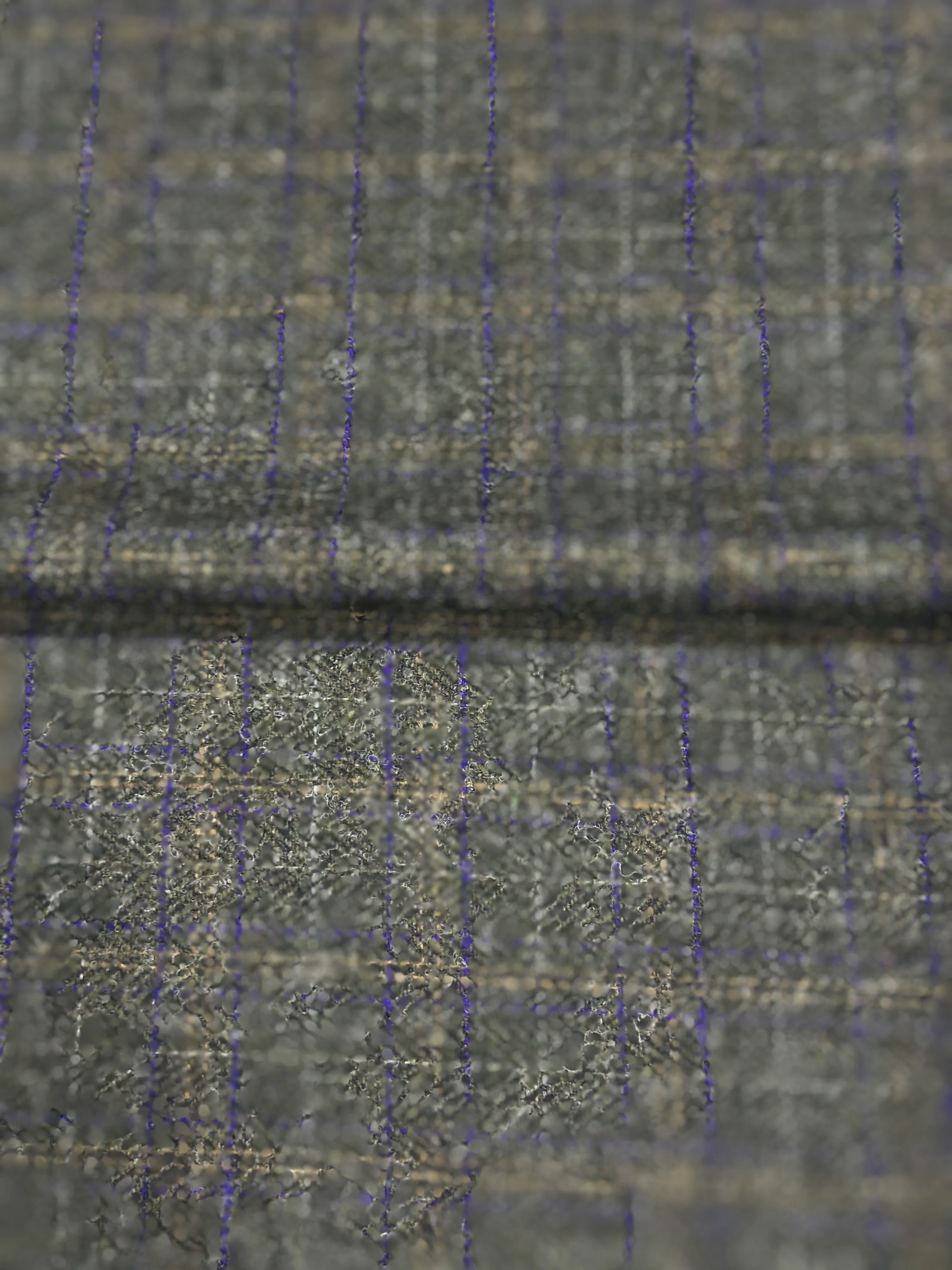 Good Quality Harris Type Herringbone Hairy Wool Tweed Blazer Fabric for Export Sale Woolen Fabric for Jackets