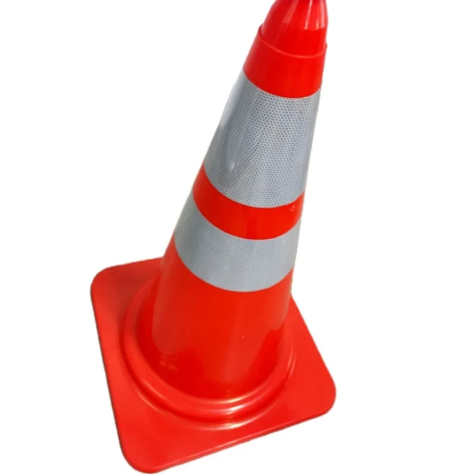 Гибкий безопасный дорожный конус из ПВХ 75 см со светоотражающей пленкой мм дорожные конусы высокого качества
