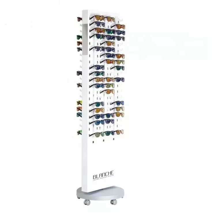 custom Glasses Display Stand Four Sides Acrylic Display Racks for Sunglasses holder Promotion cabinet stand