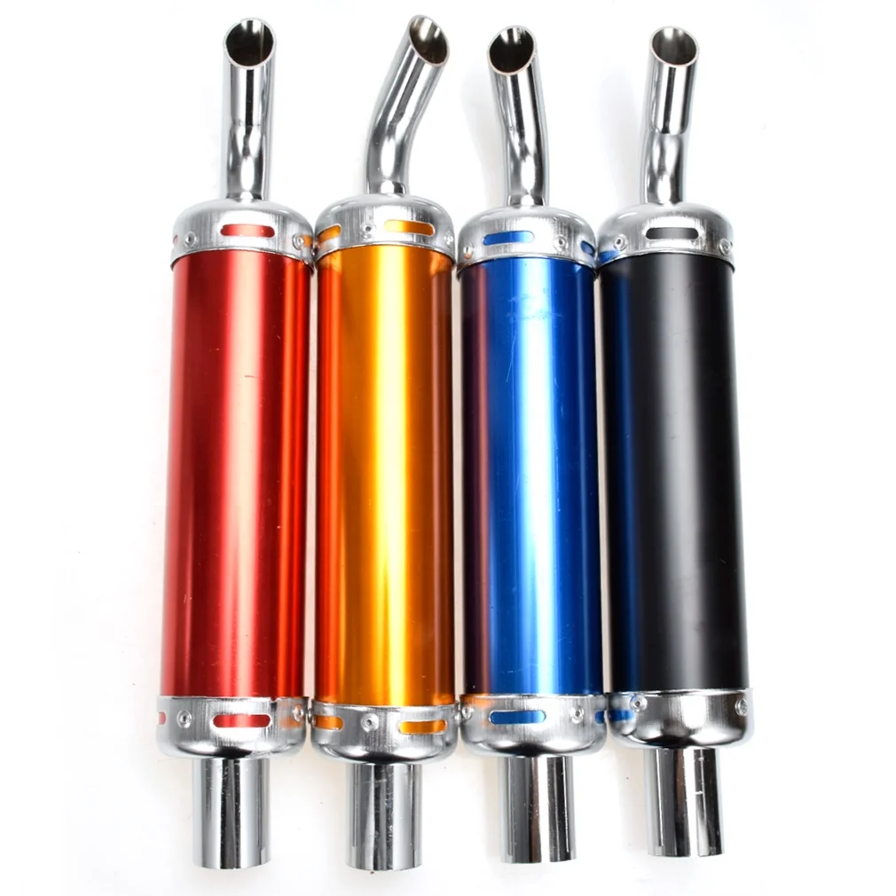 HIAORS Motorcycle 28mm Exhaust Modify Muffler Pipe for 110-125cc Scooter Pit Bike Dirt Bike ATV Motocross Moto Parts
