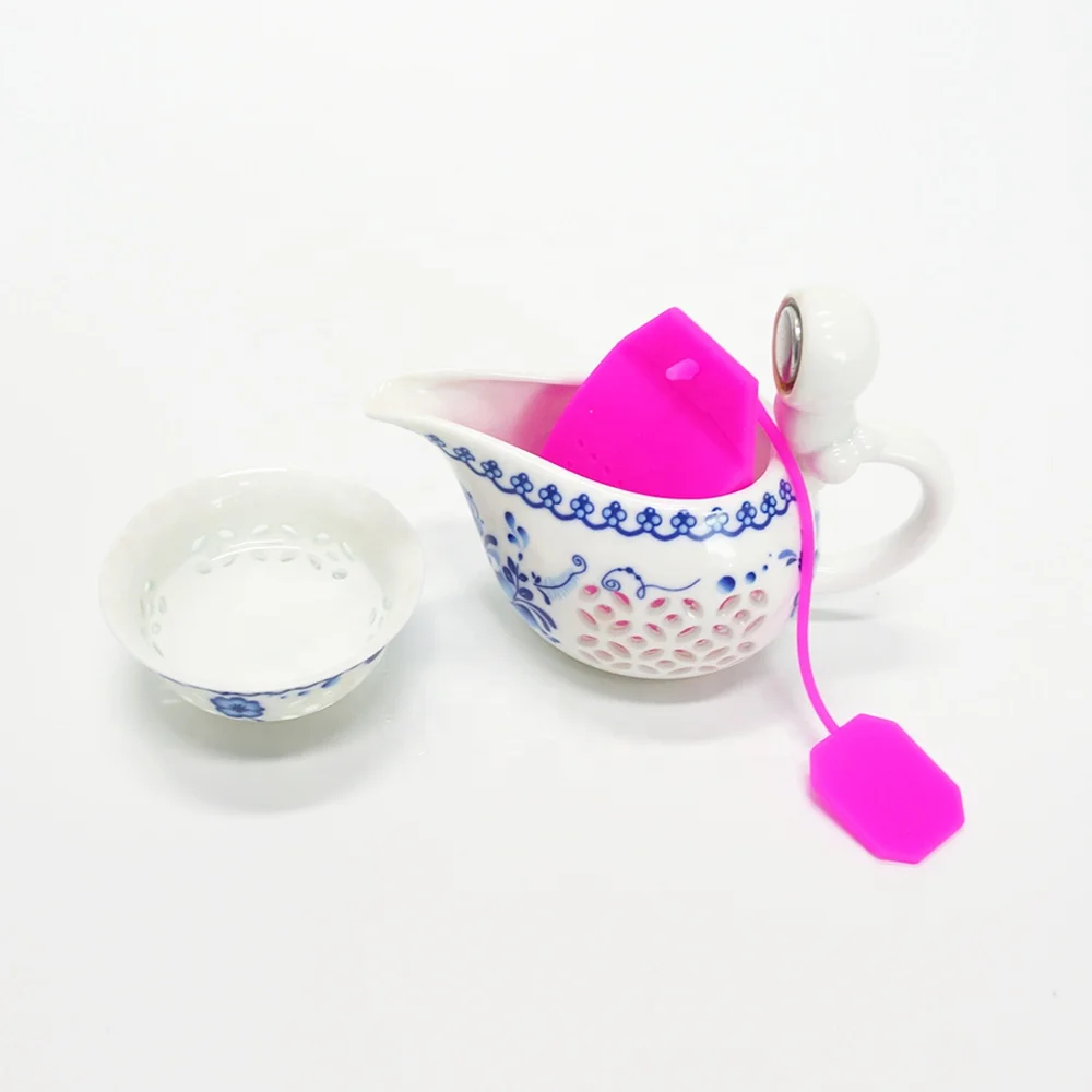 ST11 Silicone Tea Bag Water Infusers Strainer Loose Herbal Leaf Tea Filter