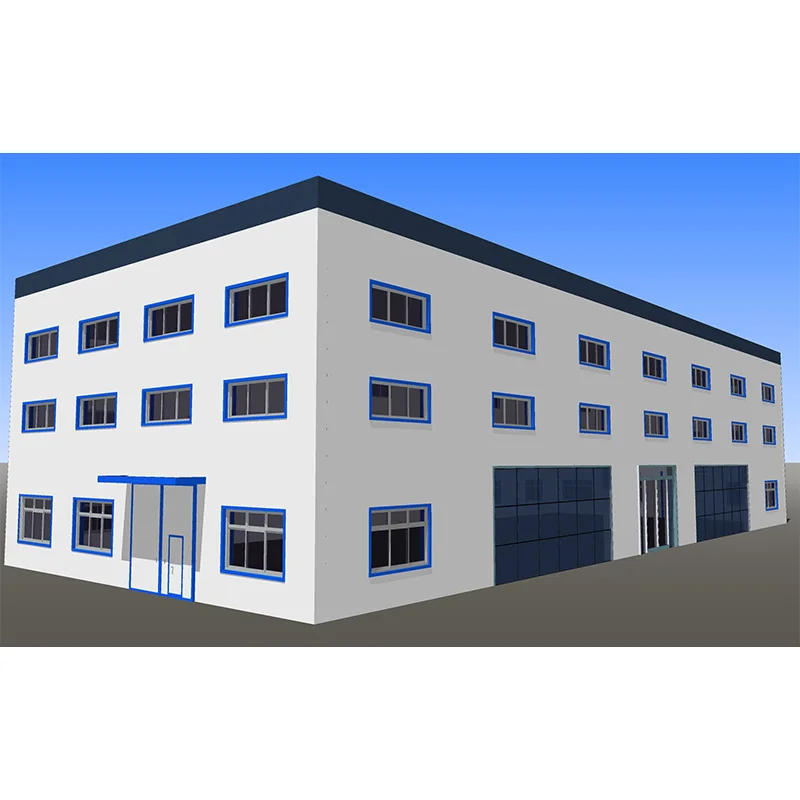 Modern Prefab Steel Structure Building Prefabricated Warehouse Workshop Aircraft Hangar Office Construction
