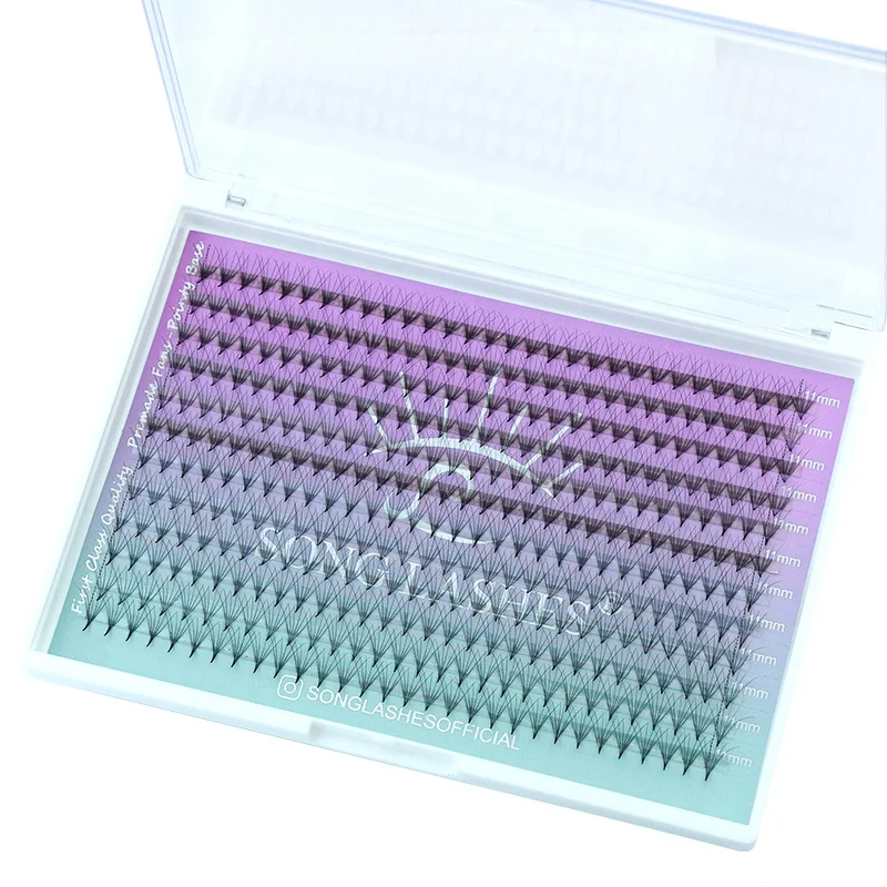 Song Lashes Wholesale Korean Fans Soft Handmade South Korea Russia Premade Volume Fans