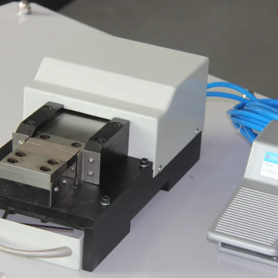 
Pneumatic components cutting and forming machine with pedal 