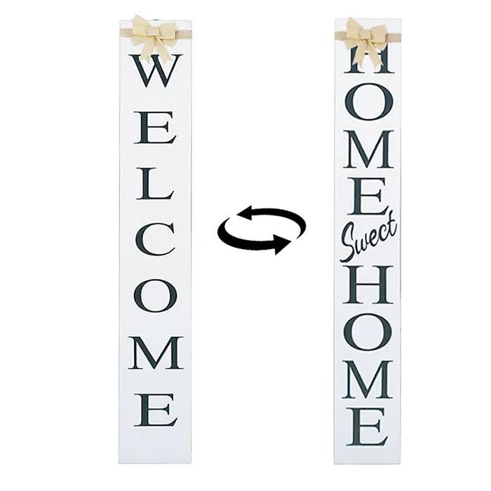 Wooden Home Decor 4ft Tall Home Front Welcome Sign For Home Front Door decoration