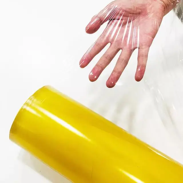 Food grade plastic packaging self-adhesive film PVC fresh-keeping film for food packaging