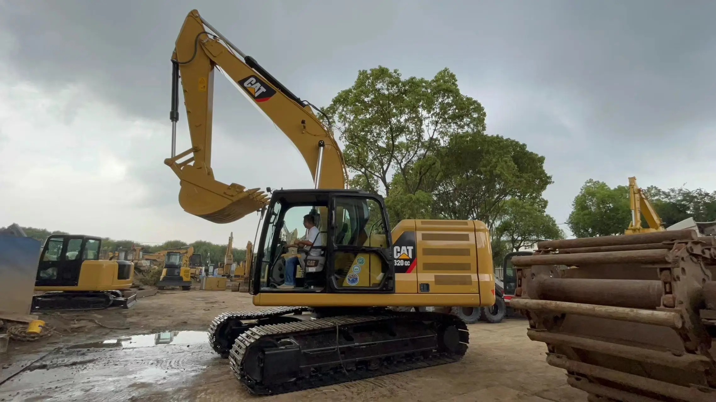 Original low price Used CAT 320GC excavator 20 ton used excavator Caterpillar 320GC 320D 320C CAT 308 336D 330D 320CL in stock