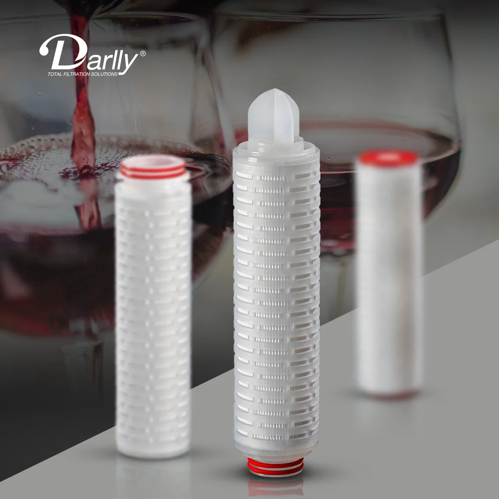 Blueflo PP Pleated Filter Cartridge 10 Inch 5 Micron Filter Cartridges For Industries Filtration Water Filter  Liquid Filtration