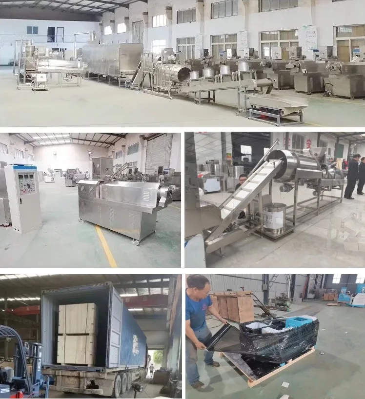  puffs snacks extruder machine
