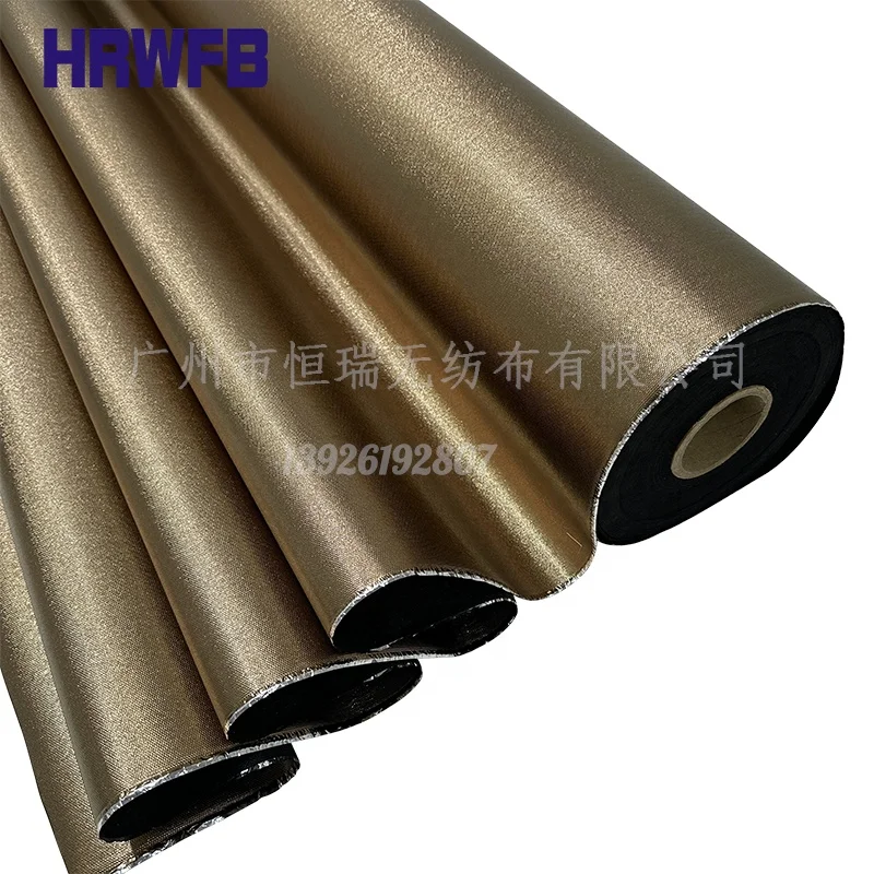 Luxury Design Oil-resistant Leather Gold Matte Metallic Laminating Paper