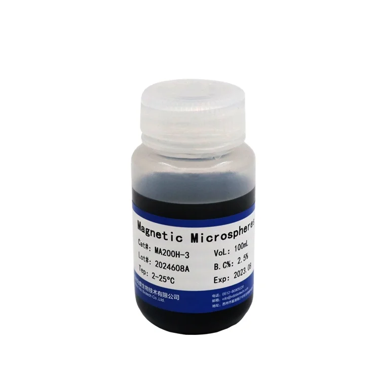 100ml RNA Isolation Magnetic Bead Particles  Magnetic Nano Microspheres