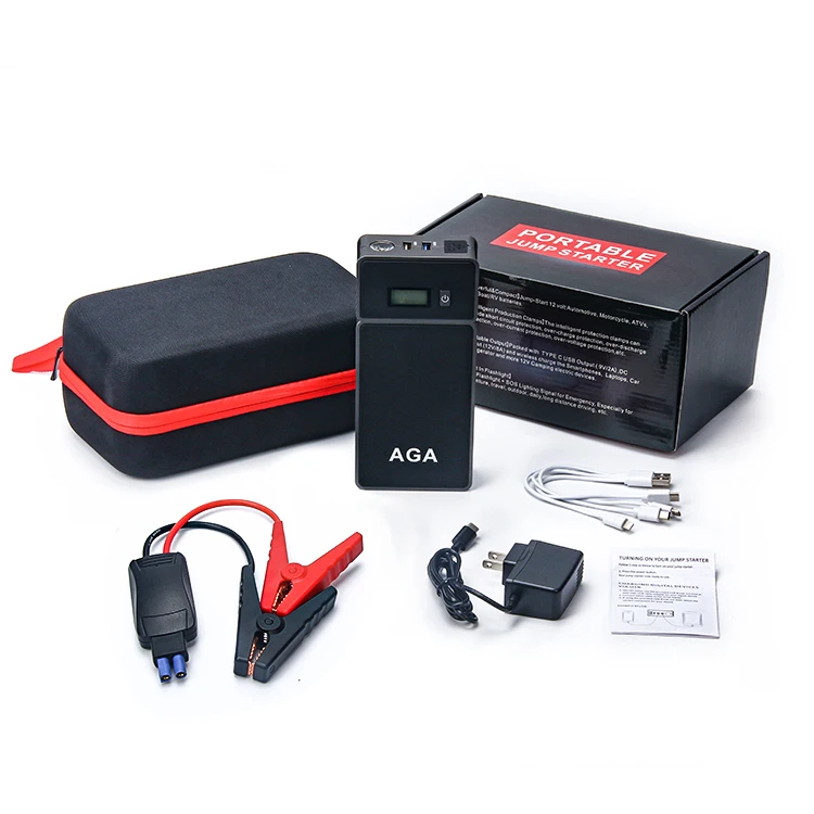 Aga 6 в 1 Многофункциональный высокомощный фонарик автомобильный портативный внешний аккумулятор пусковое устройство
