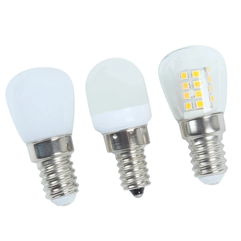 LED Refrigerator Light Bulb 3W Fridge Appliance Light Bulb with E14 Base  for Refrigerators Sewing Machines Chandeliers