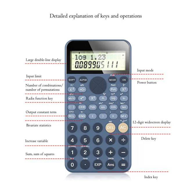 Customized scientific calculator modern electric calculator schools and offices supplies 10 digit promotional calculaters