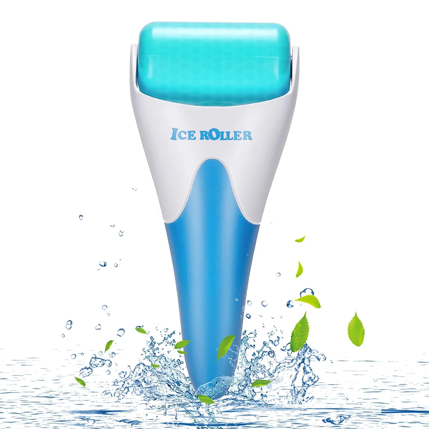 Роликовый массажер для лица и глаз, роликовый массажер для лица с холодным гелем, ледяной ролик для ухода за кожей лица, против морщин
