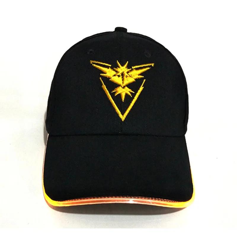 New Arrivals Cross-border Supply Wholesale Customized LED Optical Fiber Hat Casual Game Luminous Hat Party Light Cap