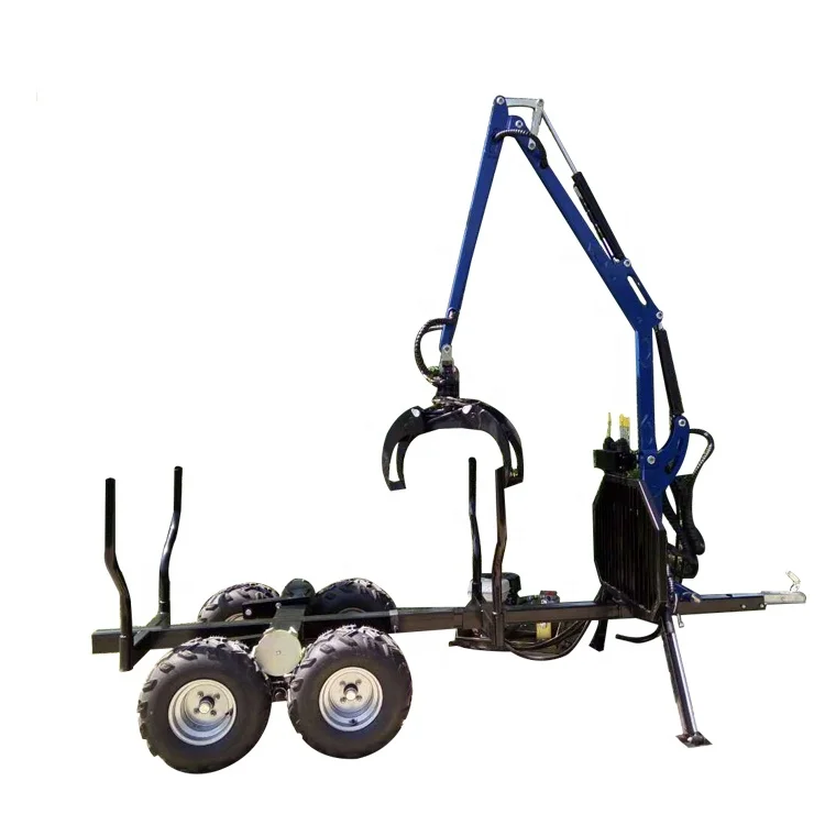 woodworking machine tipping dump wood atv log loader trailer price