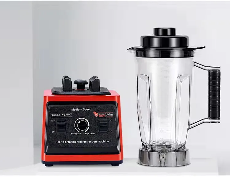 2 In 1 Blender Double Cup 8000w Strong Power 3l 9525 Motor Silver Crest Double Cup Blender For Home