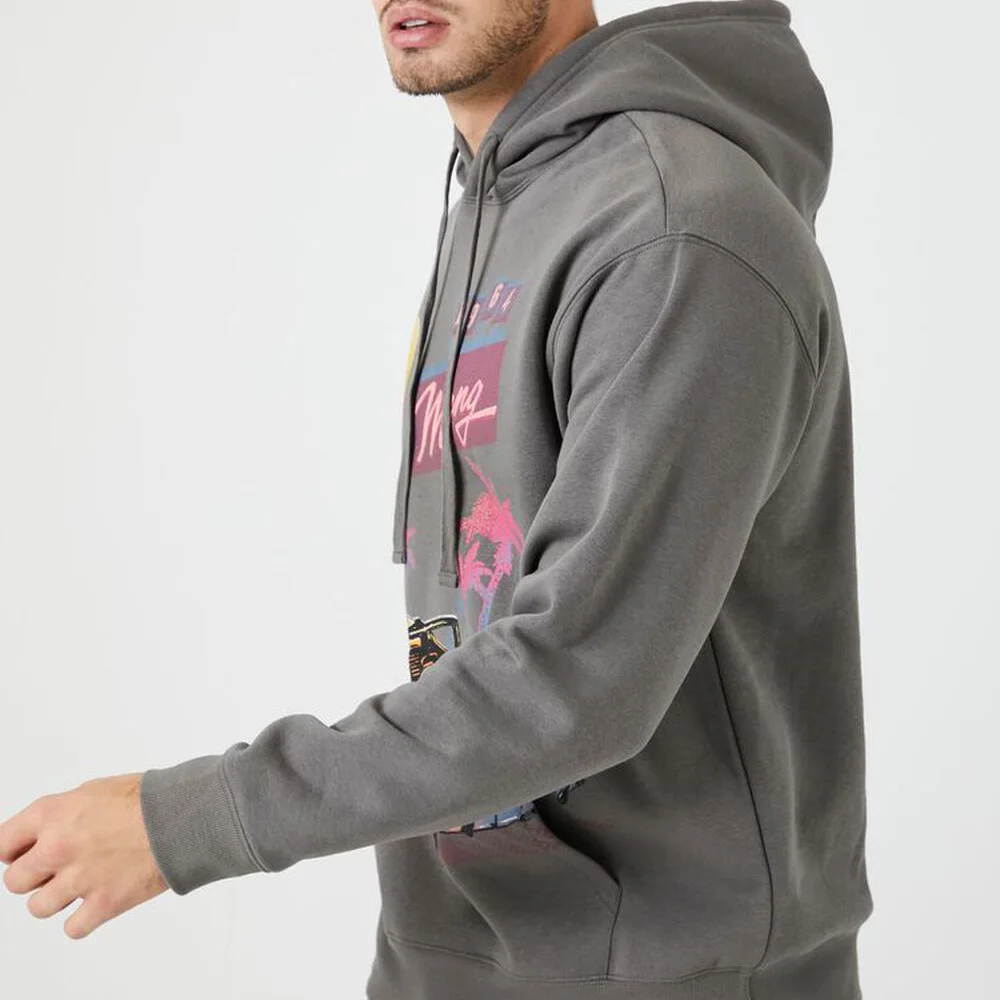 2024 Latest Design Accept Custom OEM High Quality 1964 Mustang Drawstring Hoodie