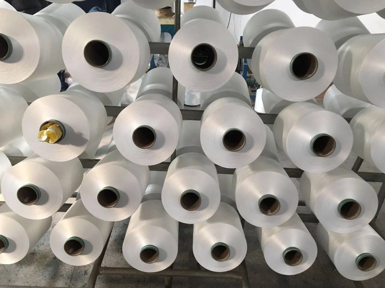 Slub yarn D165  polyester  slub yarn use for  curtain and sofa